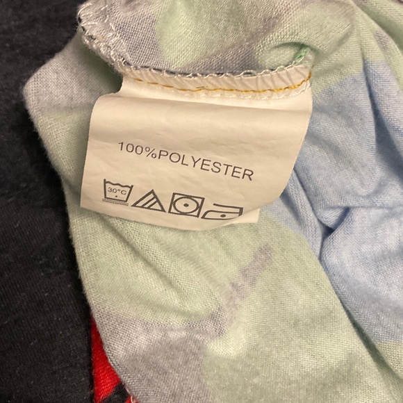 SHEIN Multicolor Floral Short Sleeve Tee - Picture 7 of 8